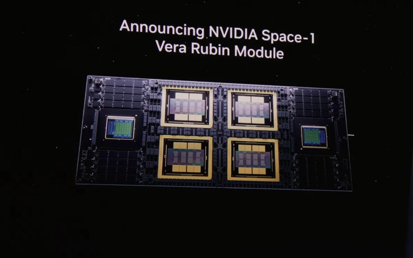 NVIDIA Space-1 Vera Rubin Module announced at GTC 2026