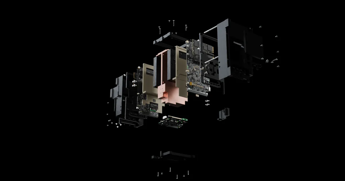 Exploded NxA-ECM render