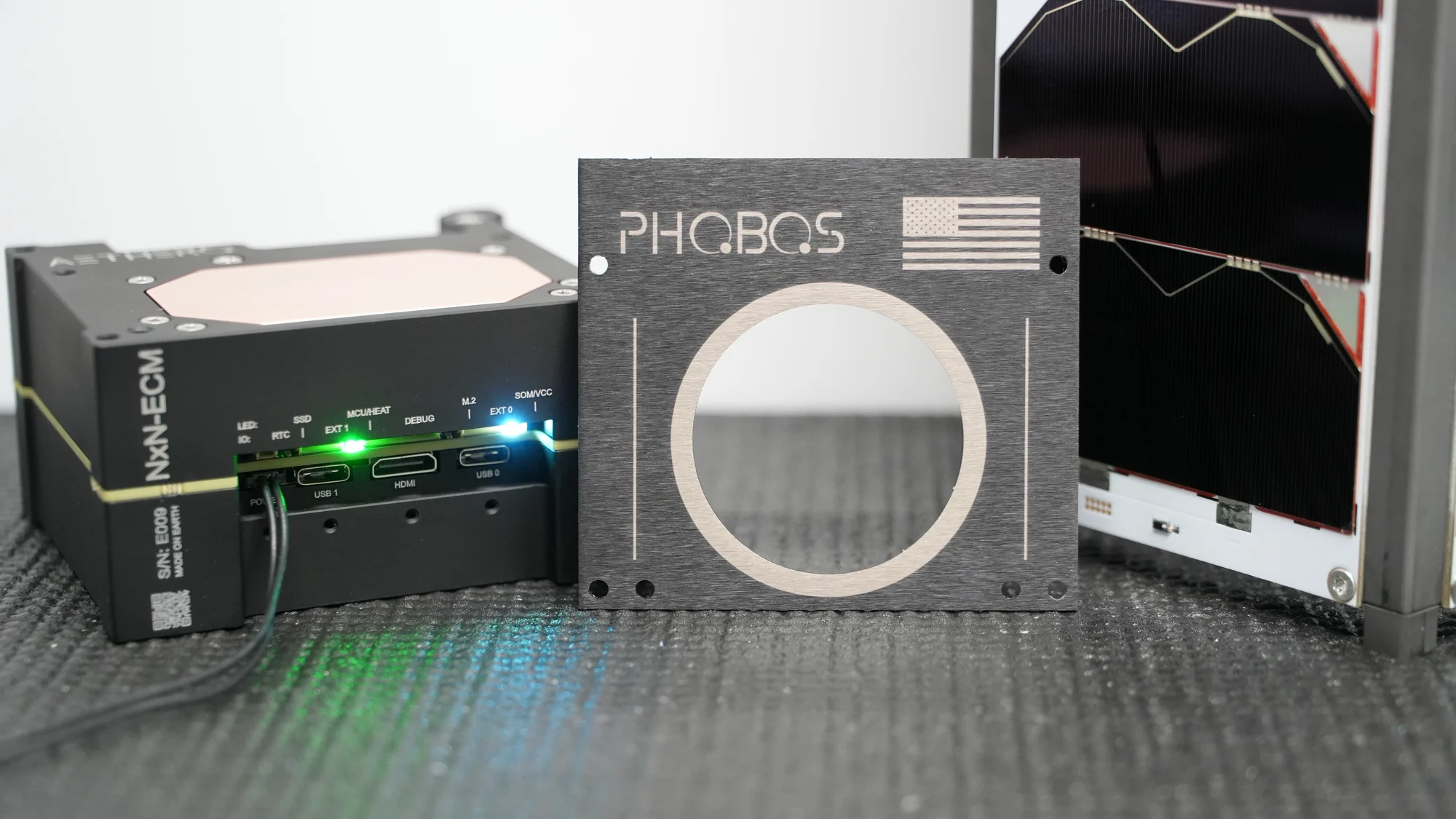 Phobos faceplate with the PHOBOS nameplate beside the NxN-ECM