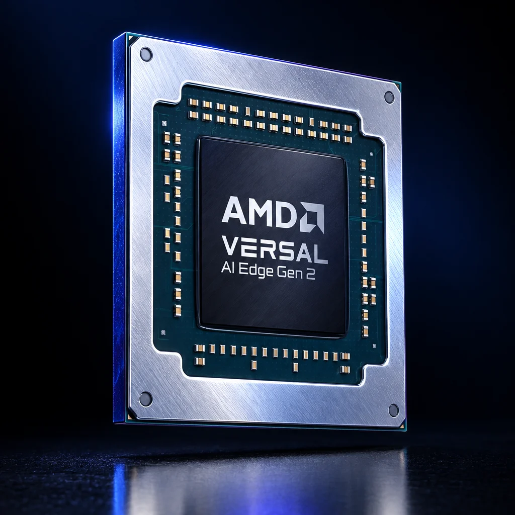 AMD Versal AI Edge Gen 2 package — concept render
