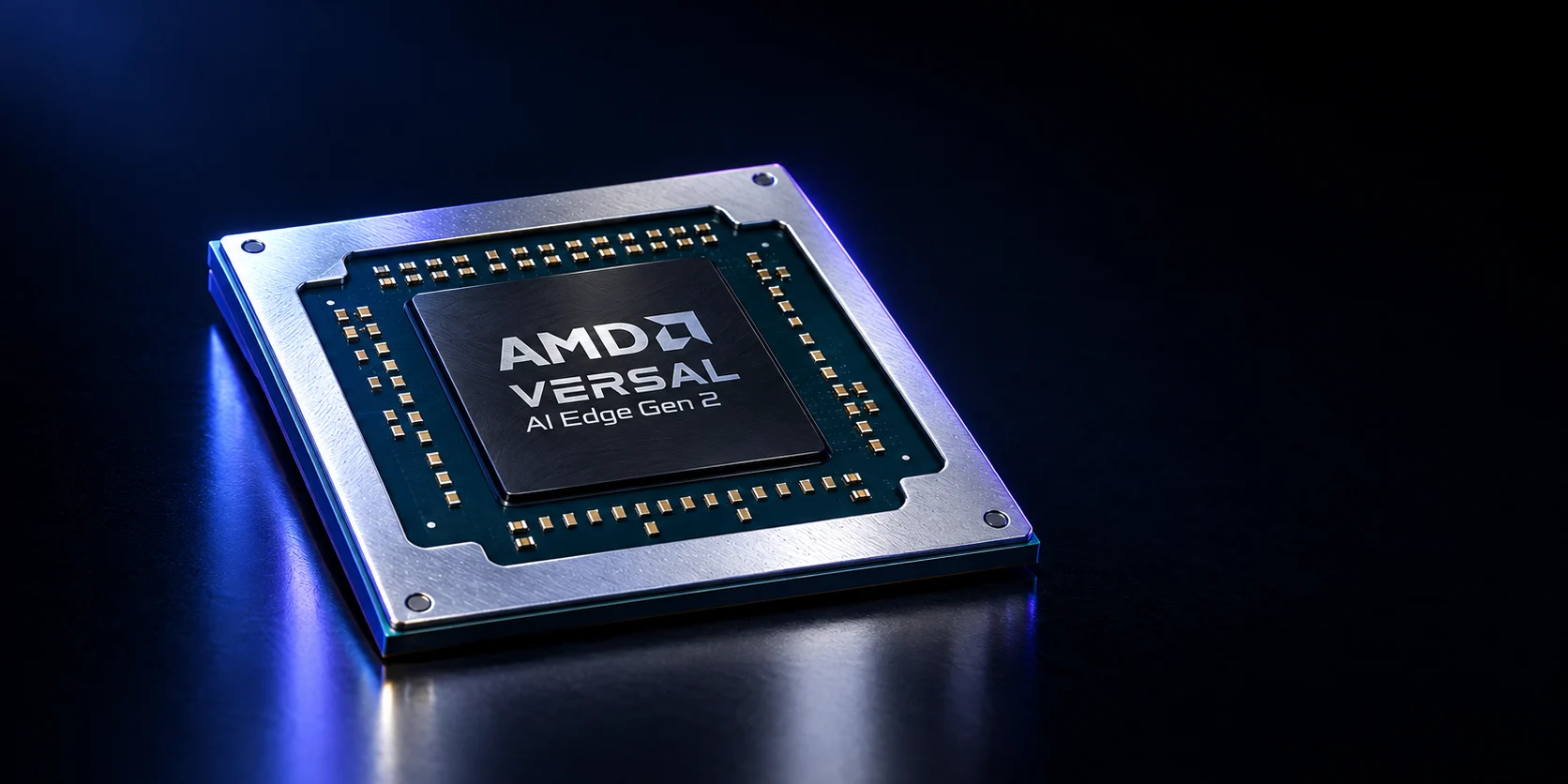 AMD Versal AI Edge Gen 2 package — concept render